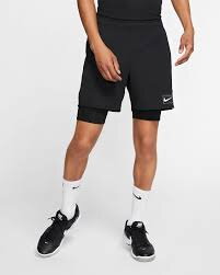 Šortky Nike Court Ace Tennis av 4906-010, pánské, black
