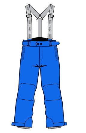 Kalhoty Colmar, lyžařské, Jr.,   modré 