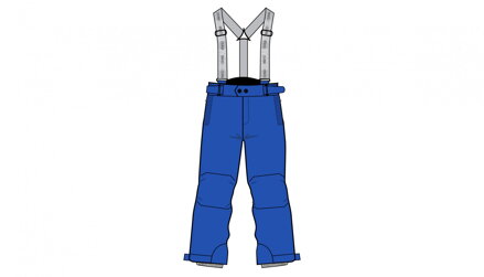 Kalhoty Colmar, dětské, lyžařské, zářivá modrá