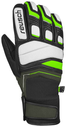 Lyžařské rukavice Reusch Profi SL 47 01 110 black/neon green
