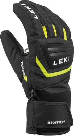 Lyžařské rukavice  LEKI GRIFFIN S JUNIOR BLACK-YELLOW 649805702