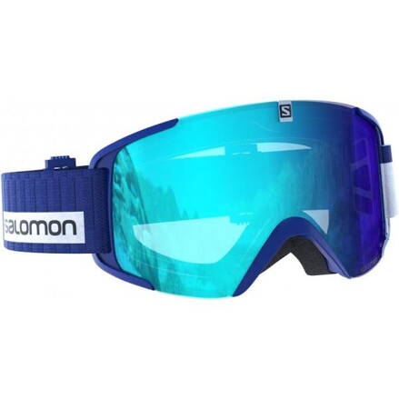 Brýle Salomon XVIEW - Blue White/LoLigh Ligh Blue ,lyžařské, dětské 13+ 