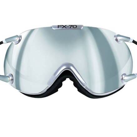 Brýle Casco FX-70M weiss silber, lyžařské