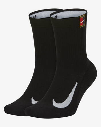Ponožky NikeCourt Multiplier Cushioned, black unisex 2pairs