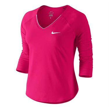 Nike Women's Pure 3/4 Sleeve Top 728791 675