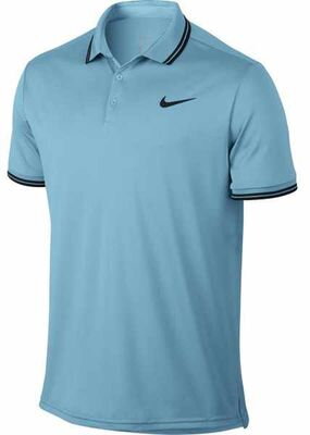 Triko Nike Court Solid Polo modré pánské