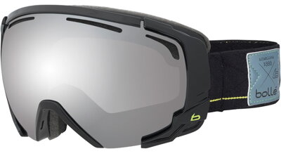 Lyžařské brýle Bollé Supreme OTG - shiny black & lime/black chrome
