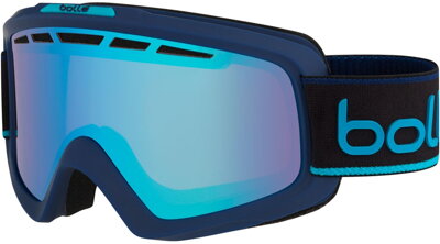 Lyžařské brýle Bollé Nova II - matte navy ＆ neon blue/ aurora