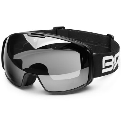 Lyžařské brýle Briko Nyira Free Fighter 7.6 OTG - matt black/silver mirror