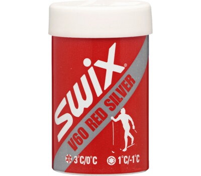 Běžecký stoupací vosk Swix V60 červený 45g