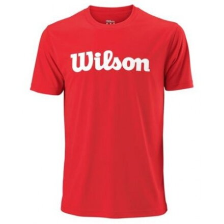 Triko Wilson WRA770308, pánské, red, tenisové