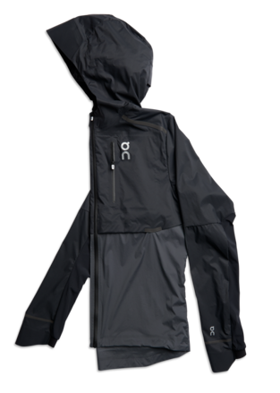 Bunda ON running Weather-Jacket black/shadow pánská