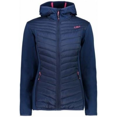 Bunda CMP  jacket Fix Hood Hybrid, dámská, blue