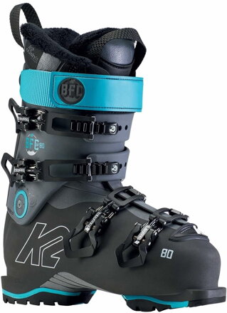 Lyžáky  K2 BFC W 80 dámské, black / tyrkys art.10D2600