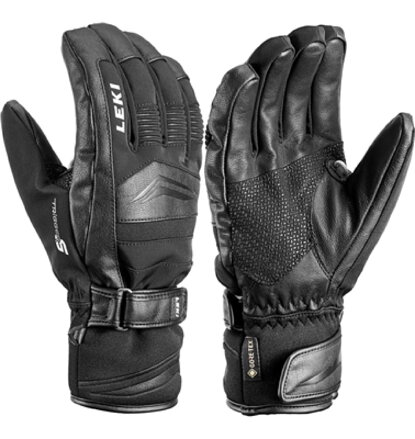 Lyžařské rukavice LEKI PHASE S BLACK 649-810301 pánské