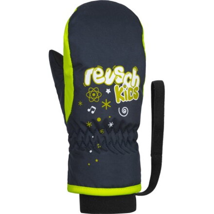 Rukavice Reusch Kids Mitten 4885405-955, JR, blue/safety yellow