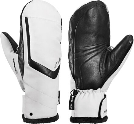 Rukavice Leki Stella S Mitt 640-824502, dámské, lyžařské, white/black