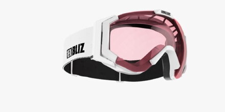 Brýle Bliz Carver Smallface - white/pink, lyžařské