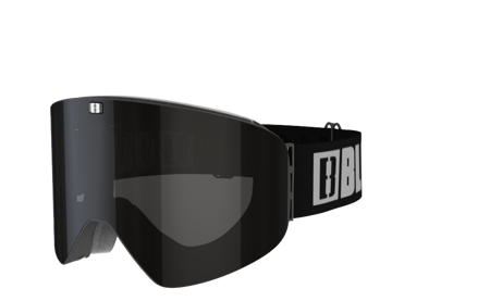 Brýle Bliz Flow - black frame smoke lens, lyžařské