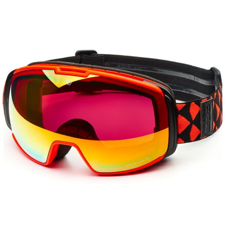 Lyžařské brýle Briko Nyira  7.6 , matt orange fluo/red mirror,  one size