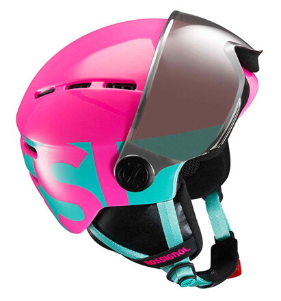 Helma Rossignol Visor Jr. neon růžová 