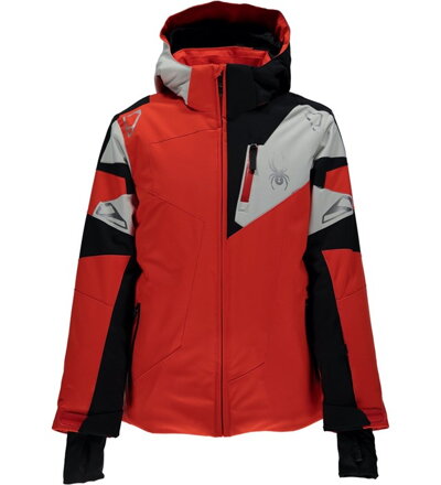 Bunda Spyder Leader oranžová chlapecká  