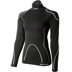 Mico WOMAN MOCK NECK SHIRT WITH LONG SLEEVES IN1841