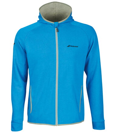 Mikina Babolat core hood sweat dětská, blue light