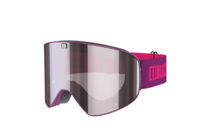 Lyžařské brýle Bliz Flow - purple/brown, silver mirror + pink