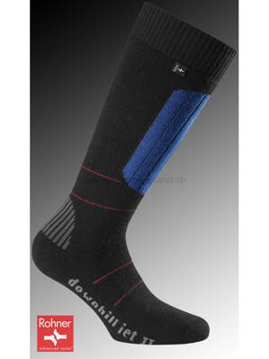 Ponožky Rohner Ski Downhill Jet modrá