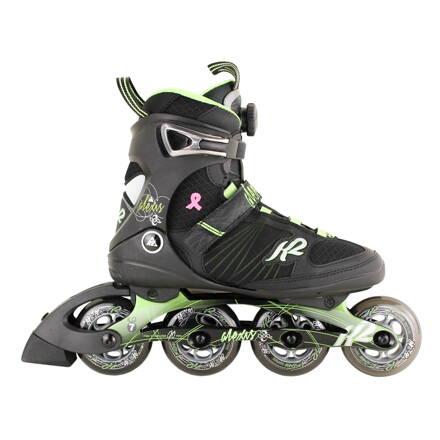 In-line brusle K2 Alexis Boa W black/green