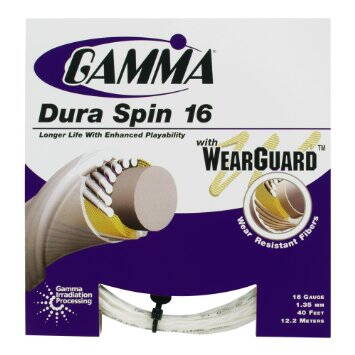 Výplet Gamma Dura Spin 16, w/WearGuard 1,35mm  tenisový