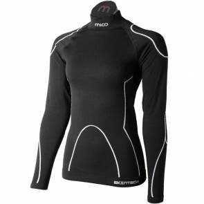 Mico WOMAN MOCK NECK SHIRT WITH LONG SLEEVES IN1841