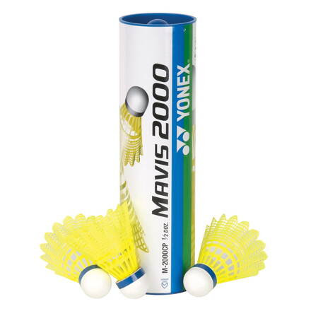 Badmintonové míče Yonex Mavis 2000 - modrý pruh, 6ks