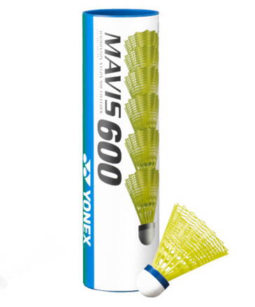 Yonex Mavis 600, badminton míčky 6ks, MIDDLE
