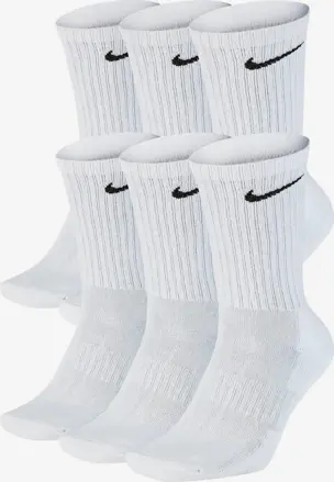 Ponožky Nike Sport Crew - pack 6 párů, white