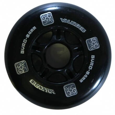 Kolečka GYRO Valkyrie 84mm 87A black, 8ks Pack