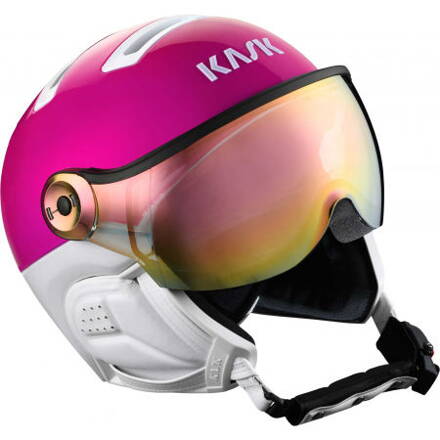 Helma Kask PIUMA R CLASS SPORT, pink, white, lyžařská