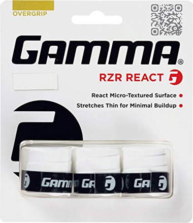 Omotávka Gamma RZR React Overgrip 3ks