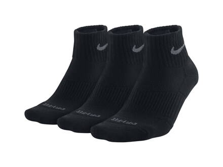 Ponožky Nike Dri-FIT Cushion Quarter  sx4835  black unisex