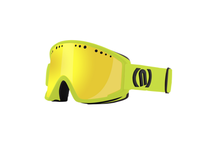 Brýle NEON ALIEN Lime-Fluo, lyžařské 