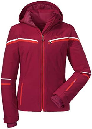Bunda Schoffel Ski Jacket Axams, dámská, červená, lyžařská