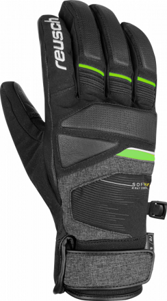 Rukavice Reusch Storm R-TEX XT 60 01 216-7679  black/black melange/neon greenpánské