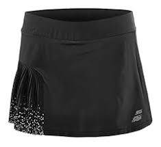 Sukně Babolat Perf Skript 13, black/black, dámská, tenisová