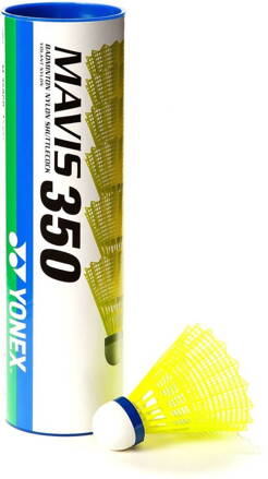 Míče Yonex Mavis 350, badmintonové,  žluté/pomalé,M-350CP(Y) 6ks