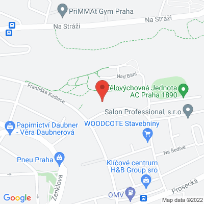 Google map: Karla Hlváčka 2278/3, Praha 8, 180 00
